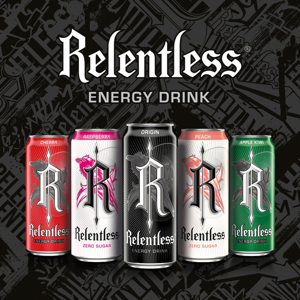 image 1 of Relentless Origin Energy Drink 4x500ml