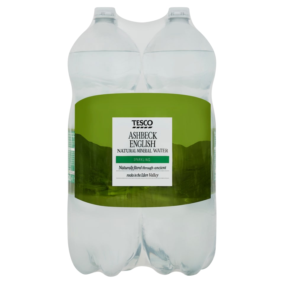 Tesco Ashbeck Sparkling Water 4X2ltr