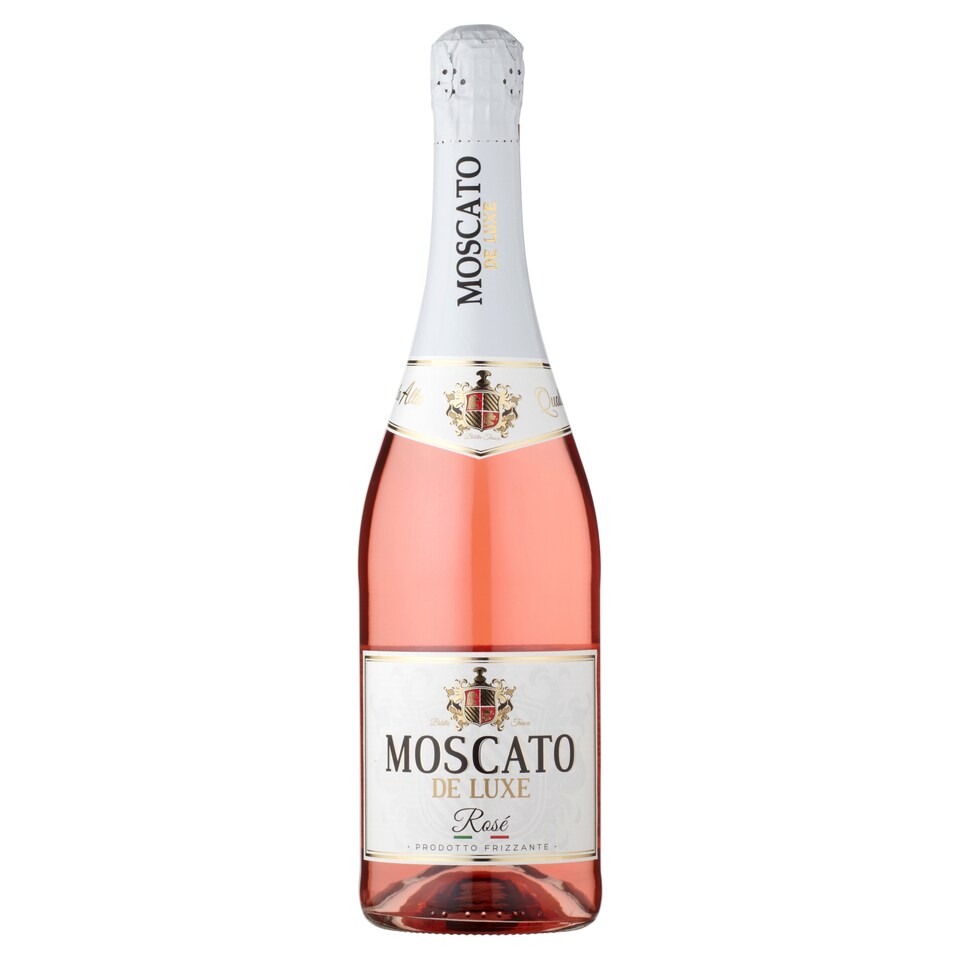 Moscato De Luxe Rosé alkoholický nápoj sýtený 0,75 l