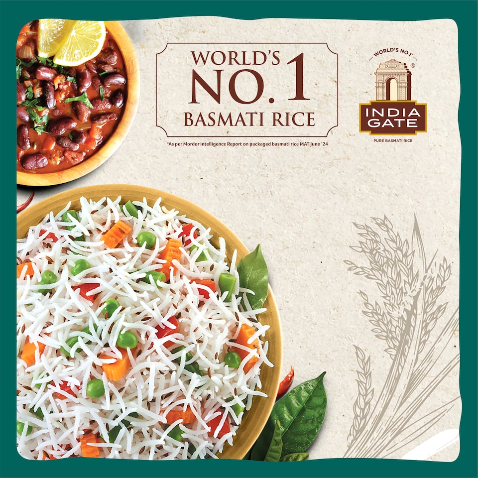 image 1 of India Gate Extra Exotic Long Basmati Rice 10kg