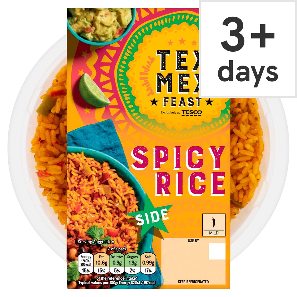 Tex Mex Feast Spicy Rice 300g Tesco Groceries