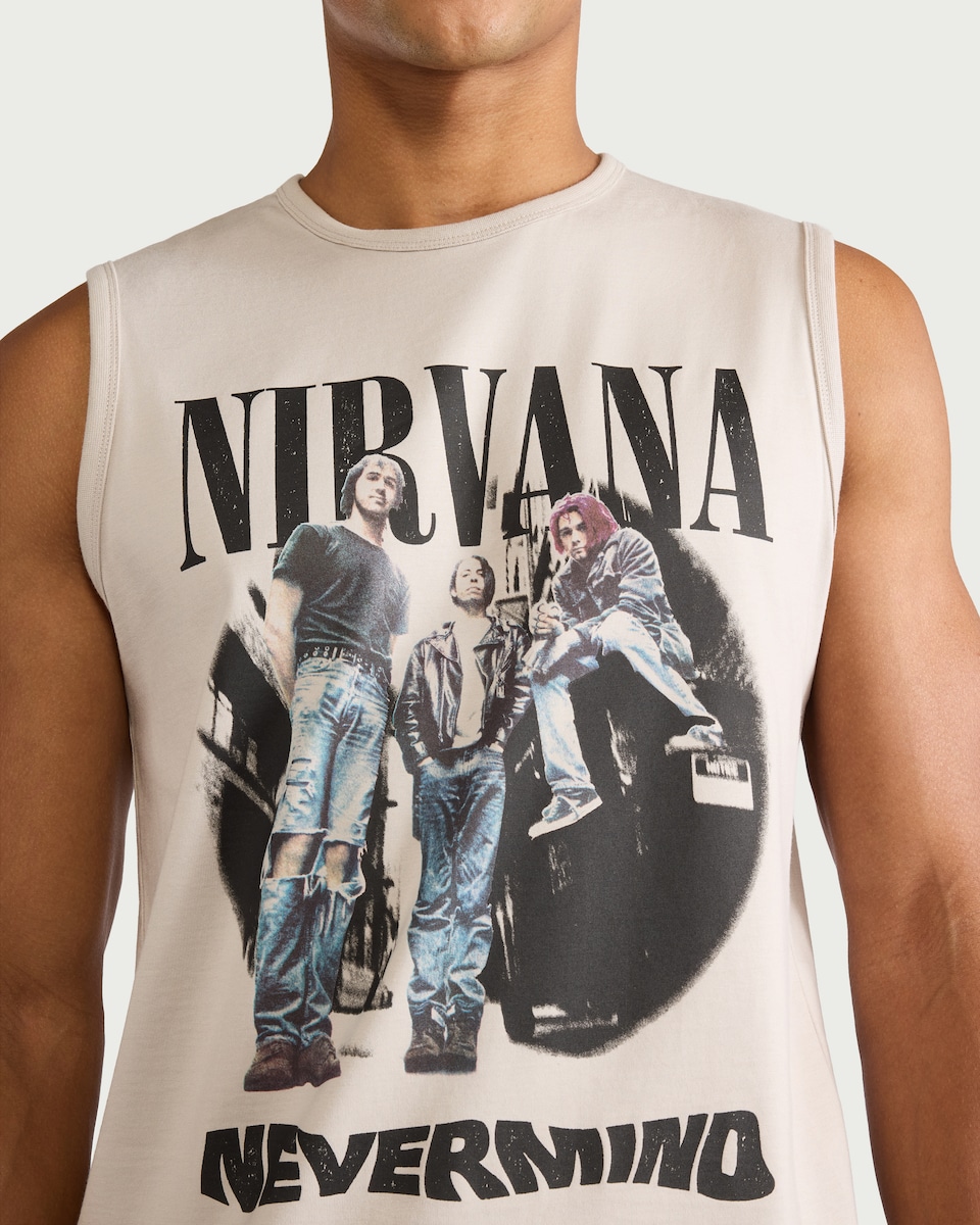 image 1 of Nirvana Pure Cotton Vest in Black