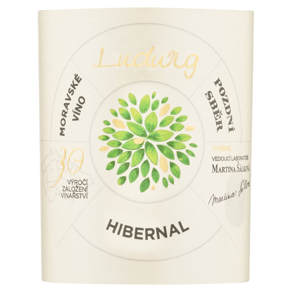 image 1 of Ludwig 30 Hibernal Quality Wine Late Harvest Semi-Dry 0.75L