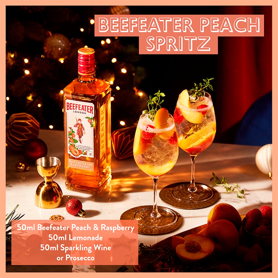 image 1 of Beefeater London Peach & Raspberry Gin 70Cl