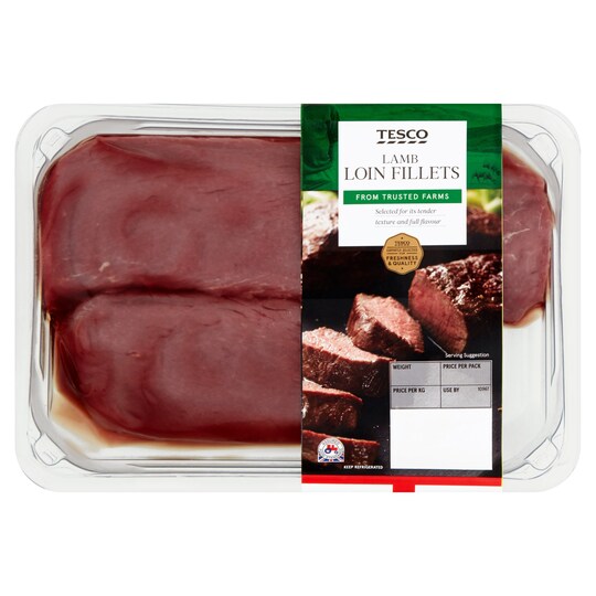 Tesco Lamb Loin Fillets Tesco Groceries