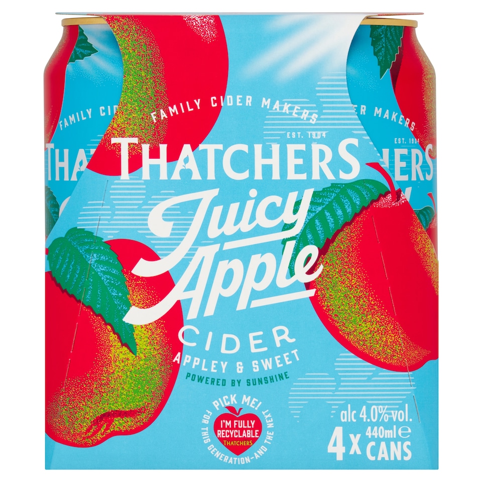 image 1 of Thatchers Juicy Apple Cider 4x440ml