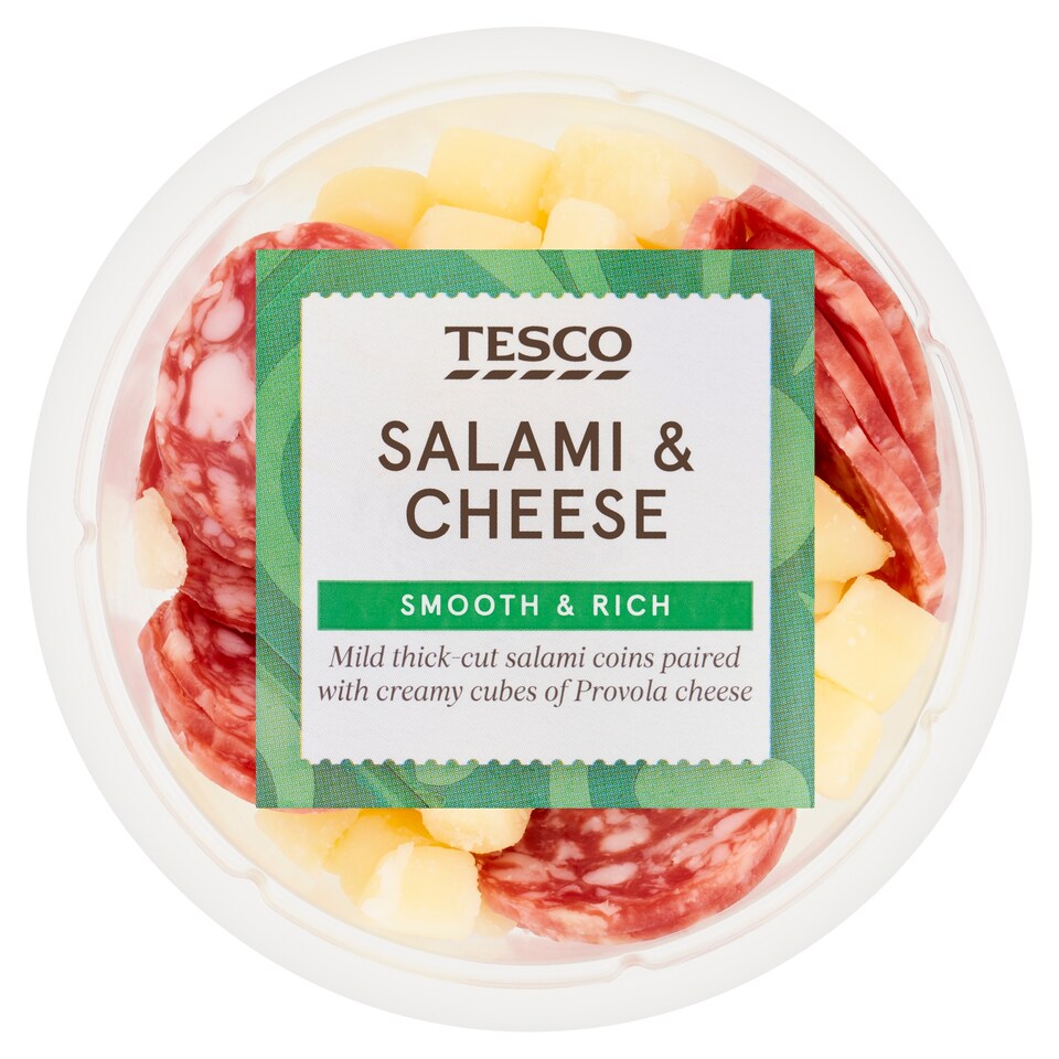 Tesco Salami & Cheese Pot 100g