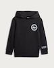 image 4 of Hype Cotton Rich Logo Hoodie in Black