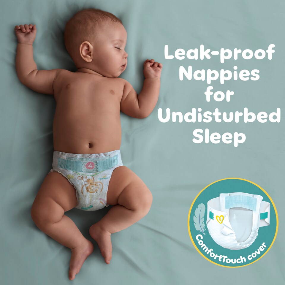 image 1 of Pampers Baby Dry Size 7 Jumbo+ Pack 58 Nappies