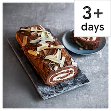 84. Tesco Chocolate Yule Log 720g (Serves 10)