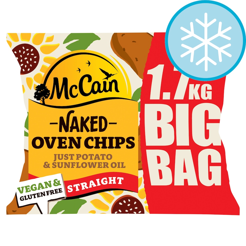 image 1 of McCain Naked Oven Chips Straight Cut 1.7KG