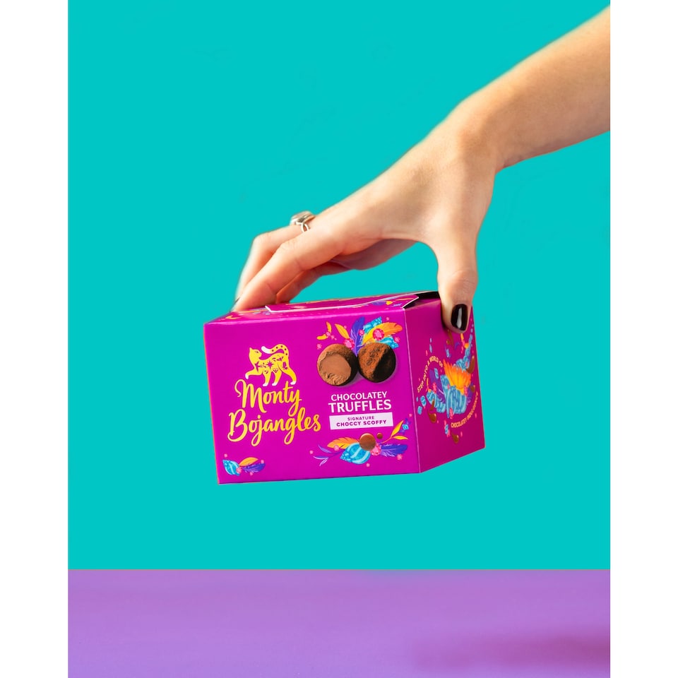 image 1 of Monty Bojangles Choccy Scoffy Truffles 135G