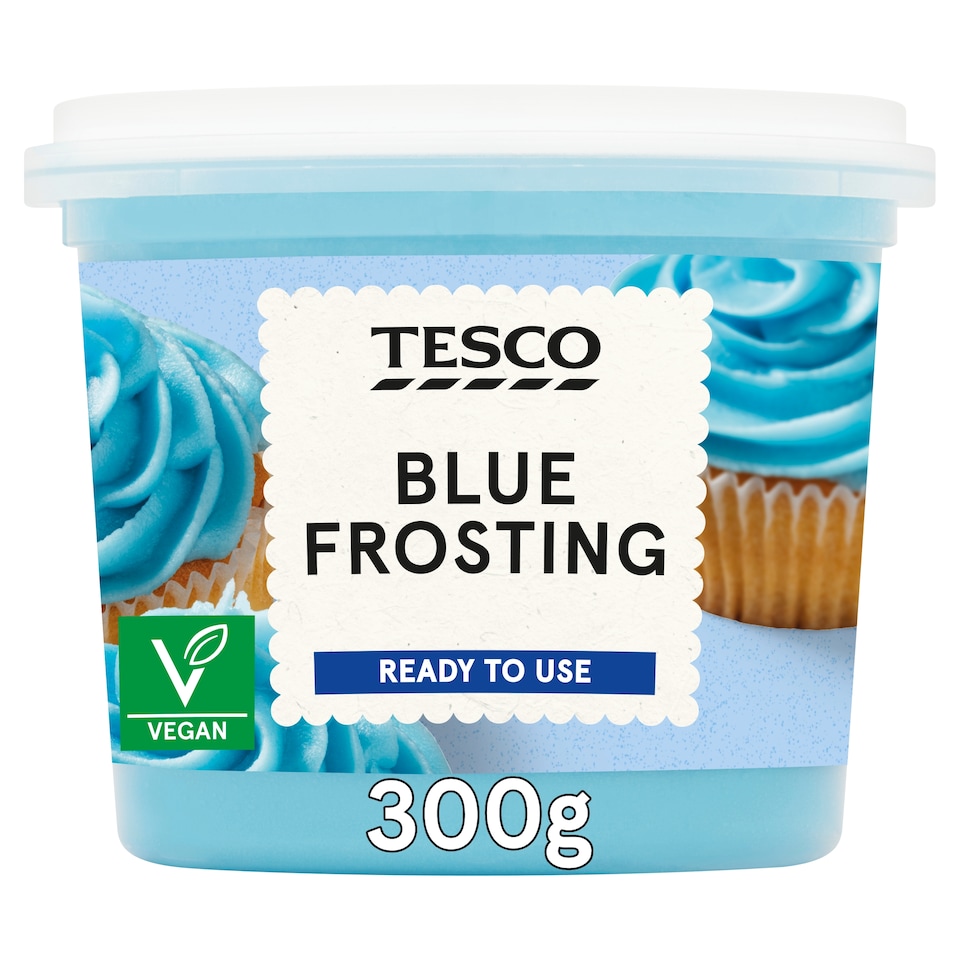 Tesco Blue Frosting 300g