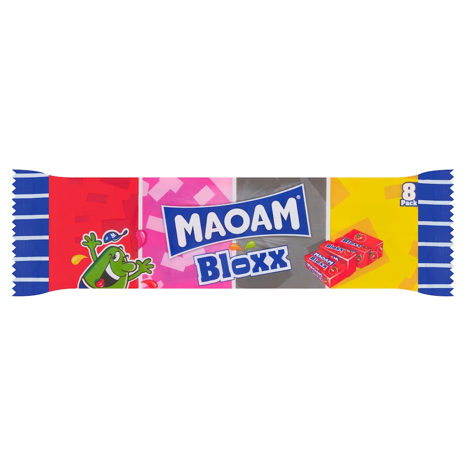 image 1 of Maoam 8 Pack Bloxx Chewy Sweets 176G