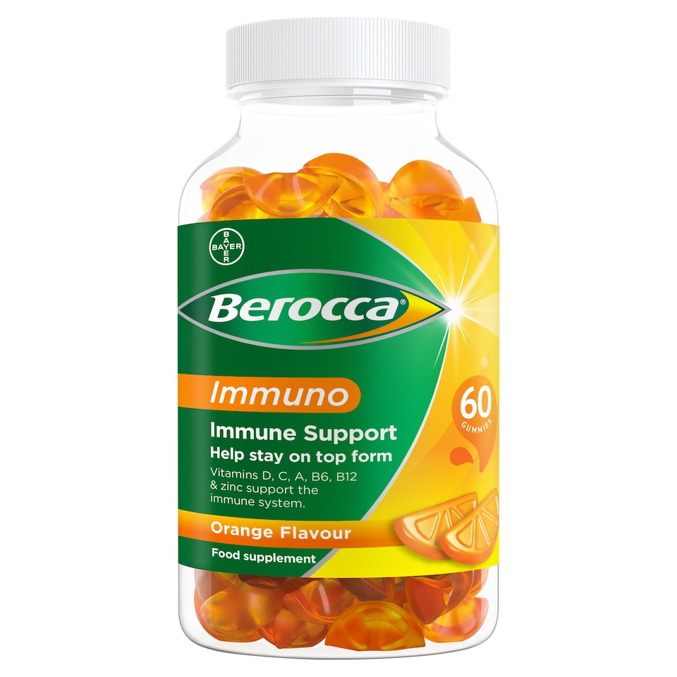 image 1 of Berocca Immuno Orange Gummies - Immune Support 60s