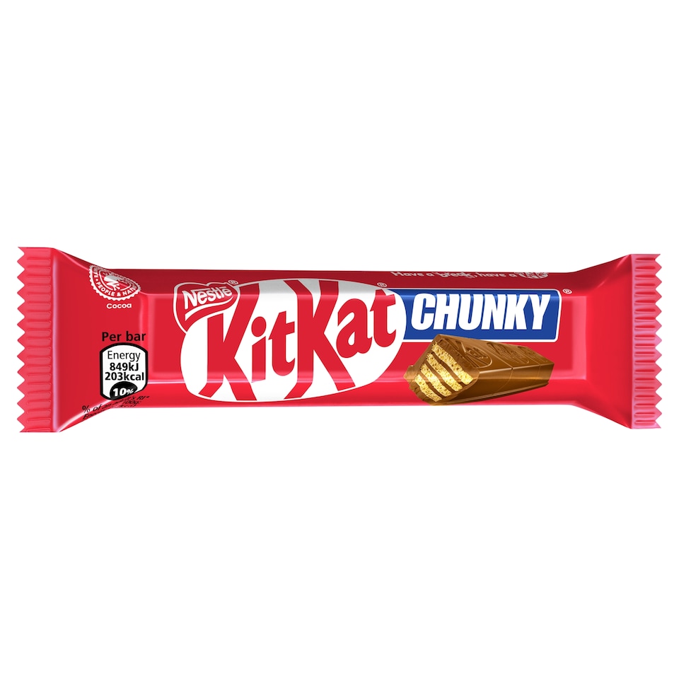 image 1 of Kit Kat Chunky Milk Chocolate Bar 40g