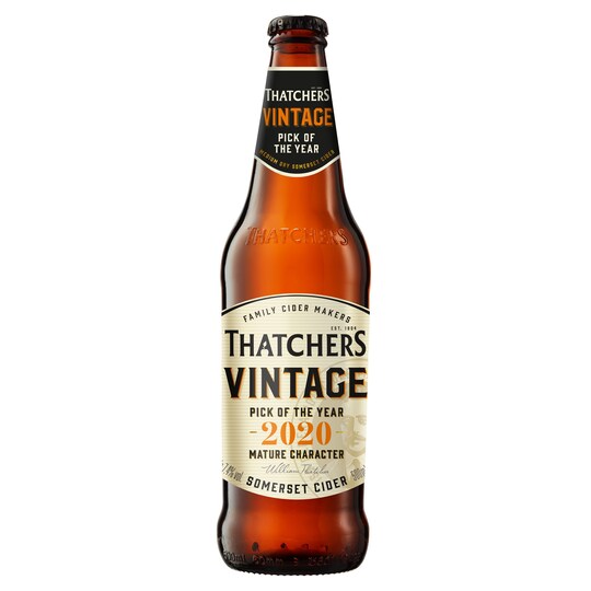 Thatchers Vintage Cider 500ml Bottle Tesco Groceries