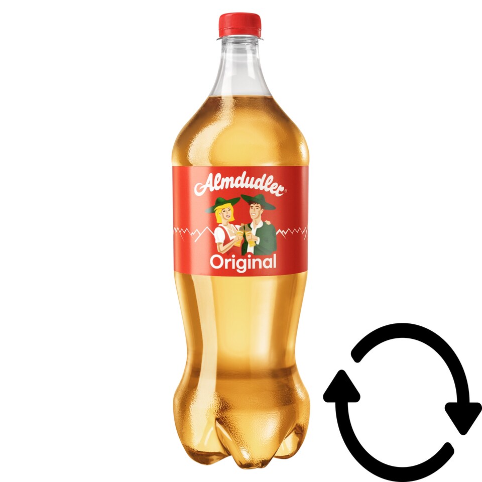 Almdudler Original szénsavas üdítőital alpesi gyógynövénykivonatokkal 1,5 l