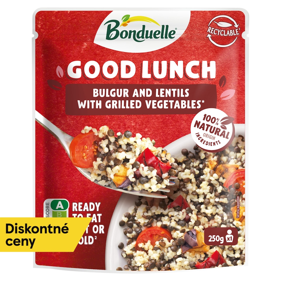 Bonduelle Good Lunch Bulgur and Lentils with Grilled Vegetables 250 g