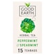 image 1 of Good Earth Herbal Tea Peppermint, Spearmint 15 Tea Bags 27g