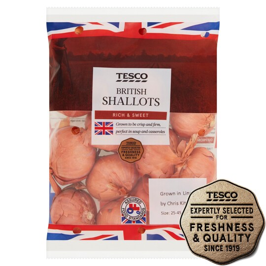 Tesco Shallots Onions 400G Tesco Groceries