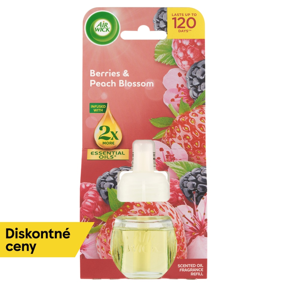 image 1 of Air Wick Liquid Refill for Electric Plug-In Berries & Peach Blossom 19 ml
