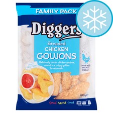 Diggers Brded Chicken Goujons Family Pack 480G
