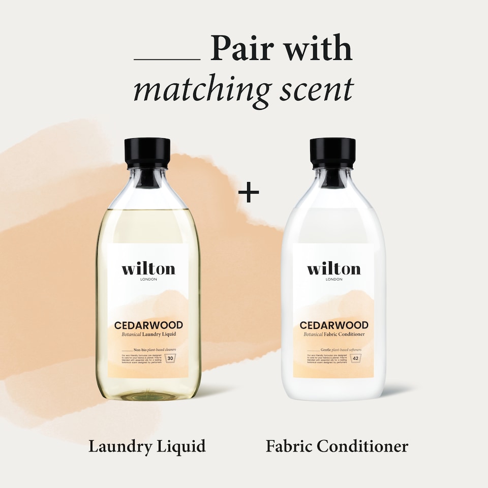 image 1 of Wilton London Cedarwood Non Bio Botanical Laundry Liquid 1.05Litre