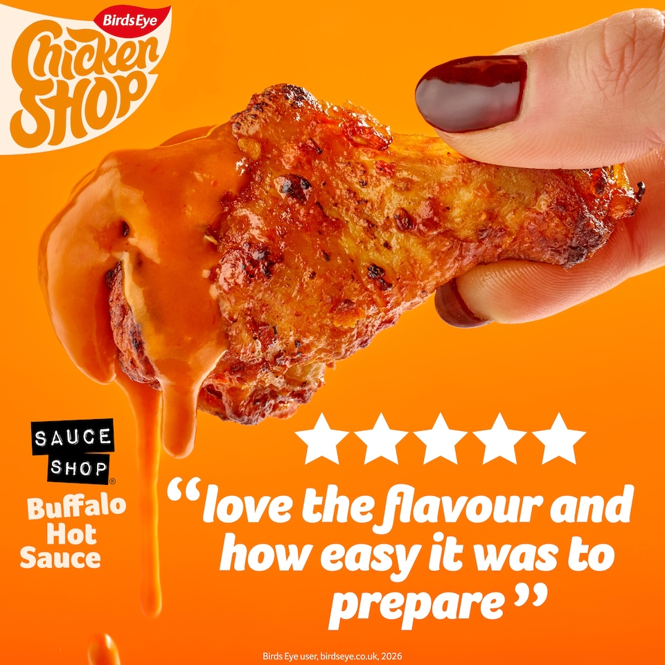 image 1 of Birds Eye Chicken Shop Buffalo Hot Chicken Wings 385g
