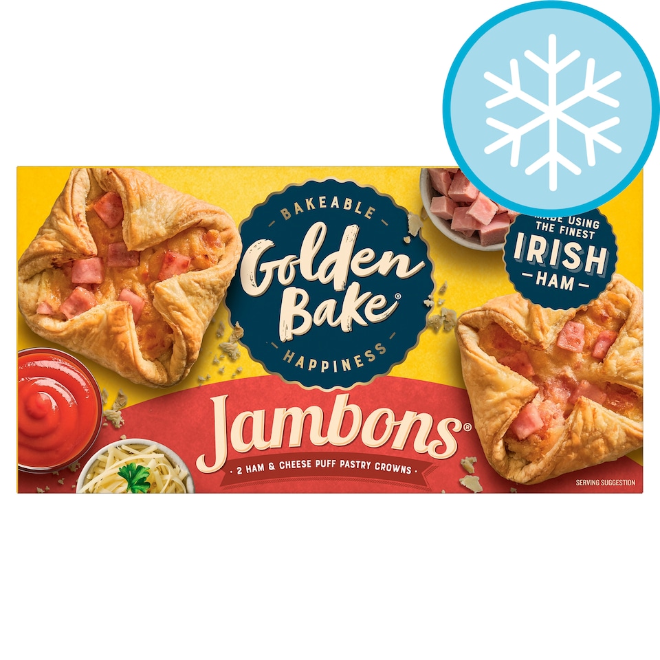 Golden Bake 2 Pack Ham And Cheese Jambon