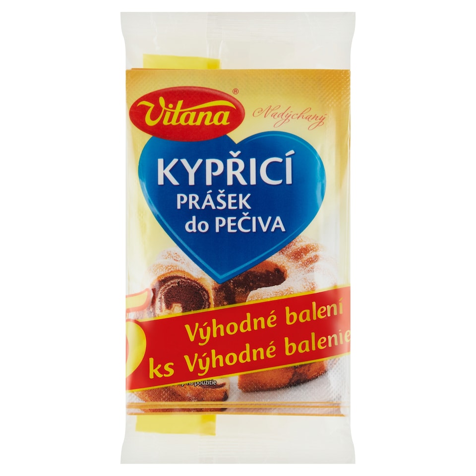 Vitana Kypřicí prášek do pečiva 5 x 13g (65g)