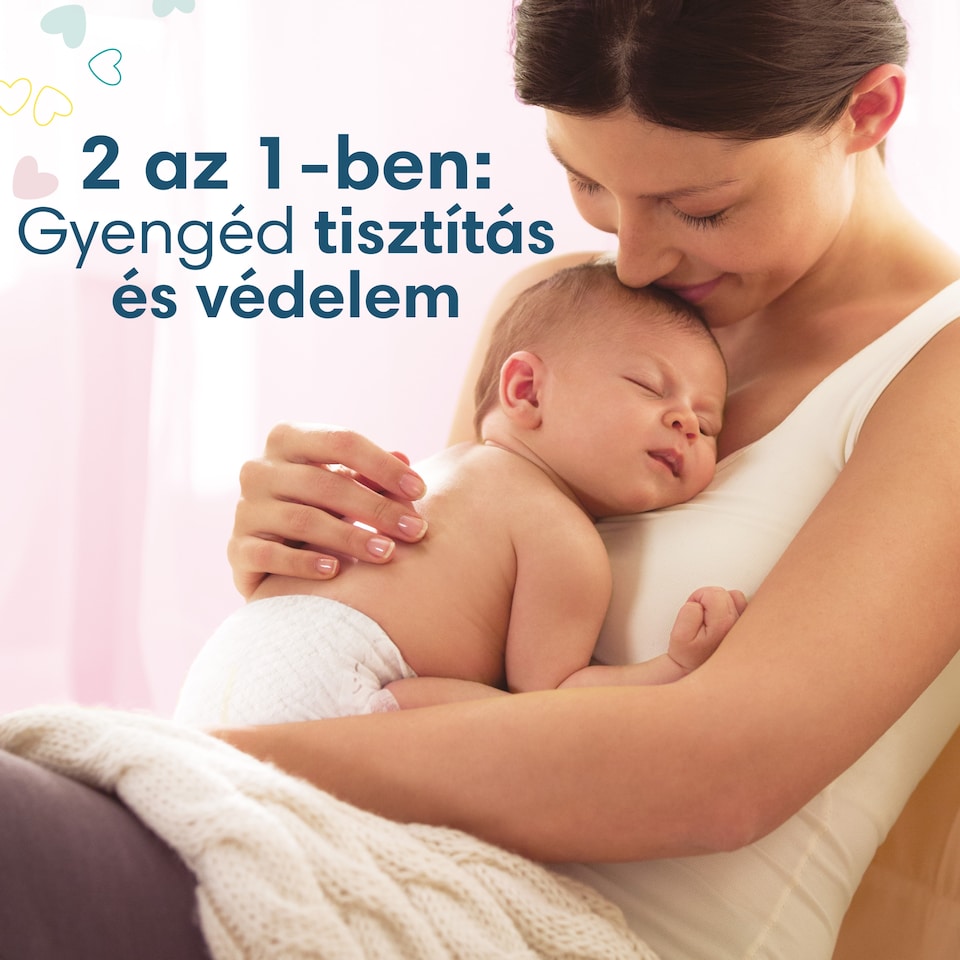 Pampers Sensitive Nedves Törlőkendő, 1 csomag = 80 db Törlőkendő 1. kép