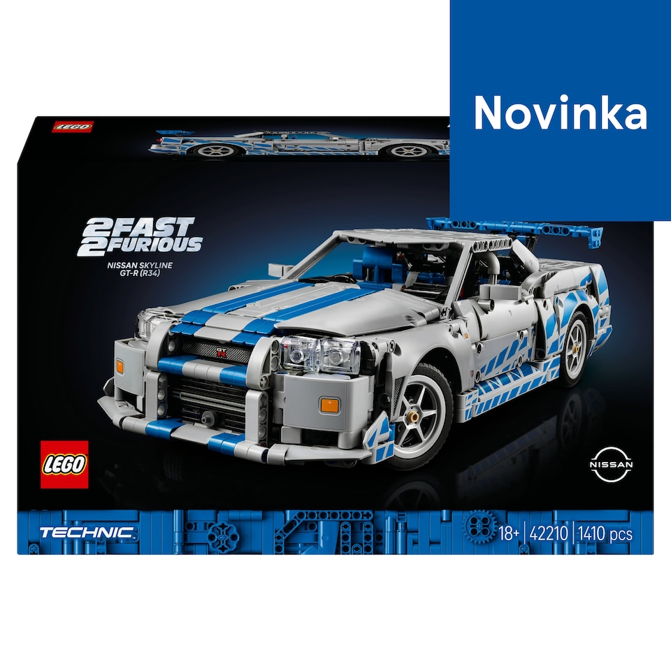 image 1 of LEGO Technic 42210 2 Fast 2 Furious Nissan Skyline GT-R (R34)