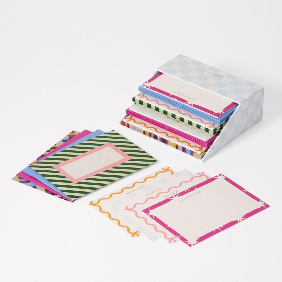 image 1 of Paperchase Notecard & Envelope Set