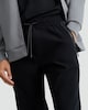 image 1 of 9 Peaks Drawstring Trousers with Zip Pockets in Black