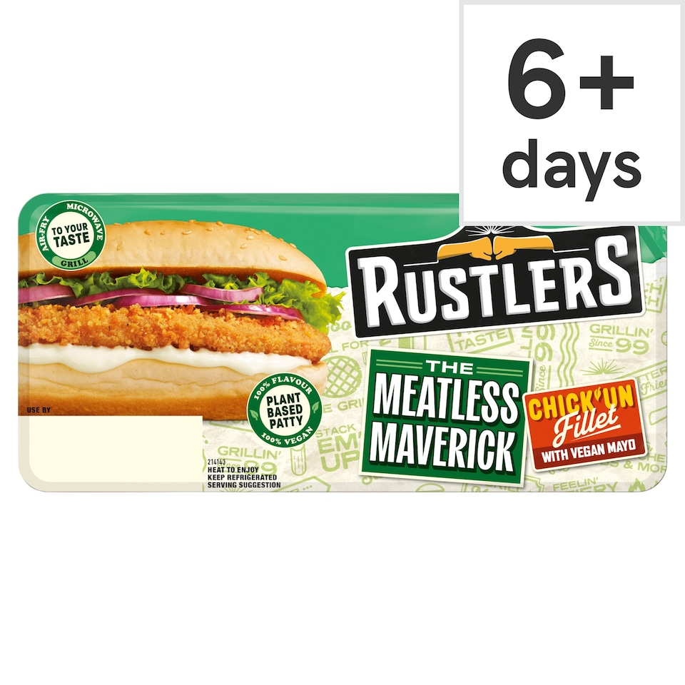Rustlers Meatless Chick Un Fillet 162G