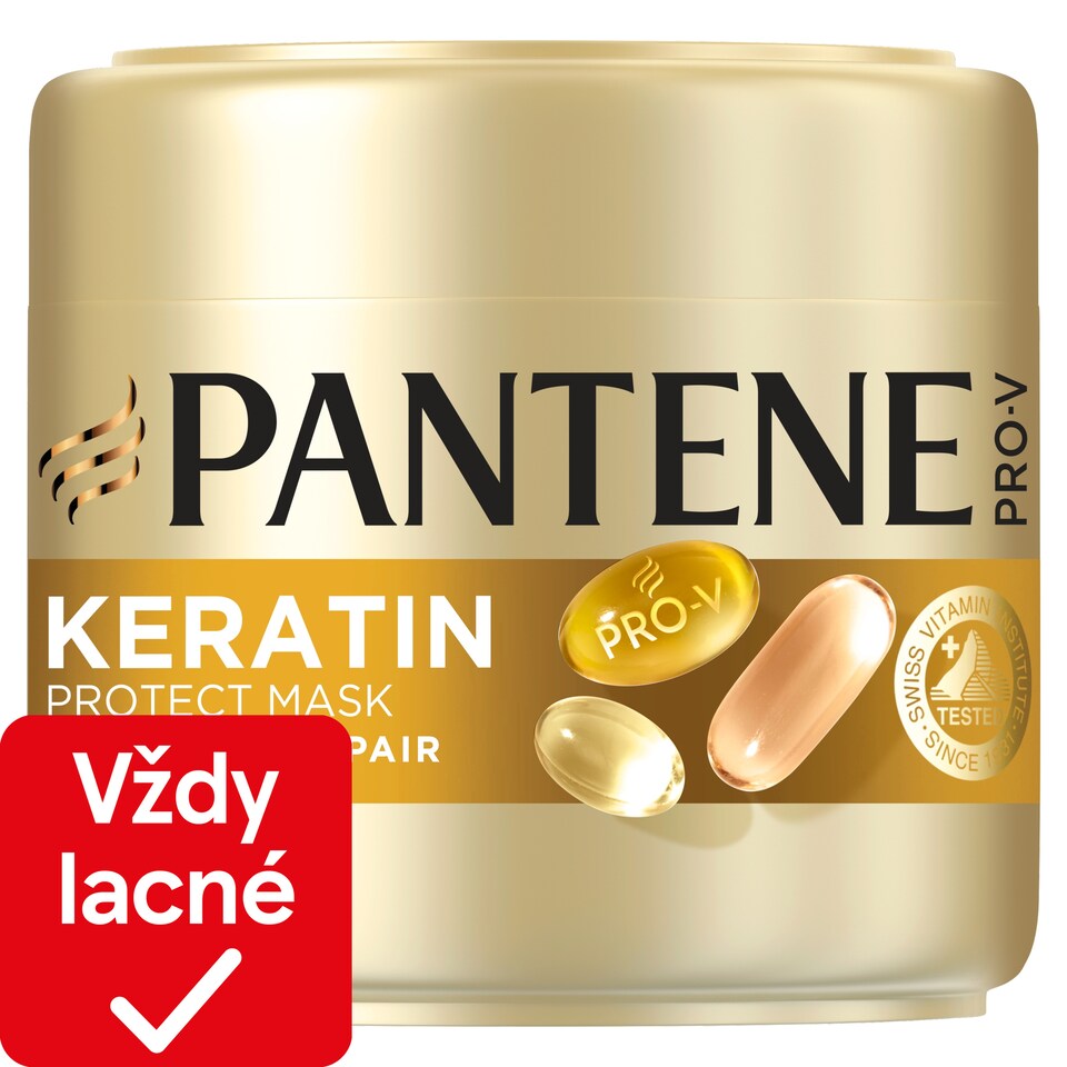 obrázok 1 z Pantene Pro-V Intensive Repair Keratin Protect maska 300 ml na suché a poškodené vlasy