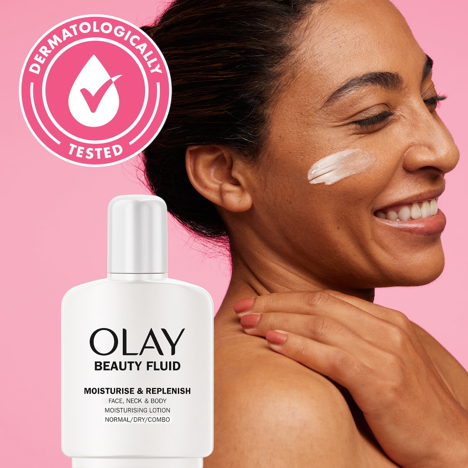 image 1 of Olay Beauty Fluid Moisturiser Normal 200Ml