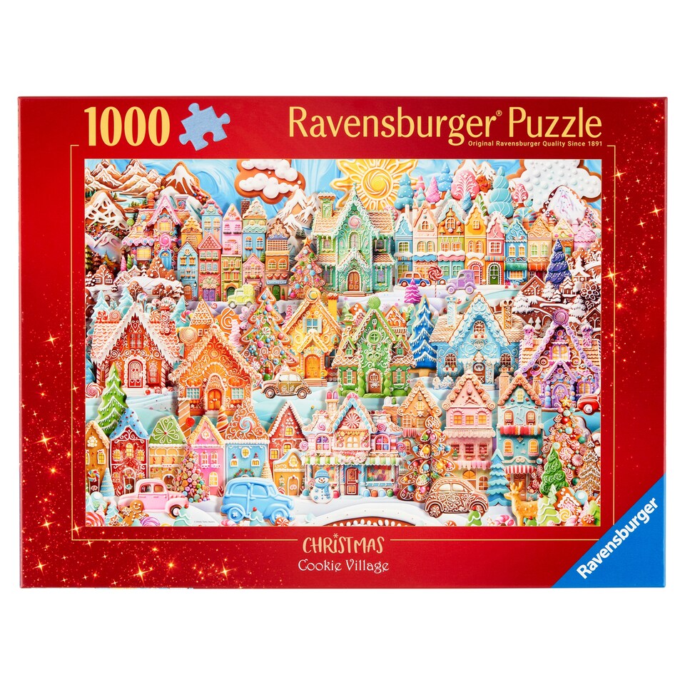 Ravensburger Christmas Cookie Village puzzle 70 x 50 cm 1000 ks