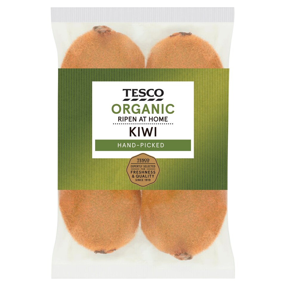 image 1 of Tesco Organic Kiwi 4 Pack