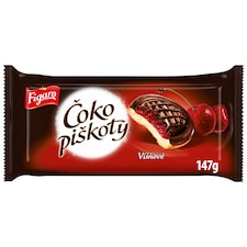 Figaro Čoko piškoty Višňové polomáčené 147g
