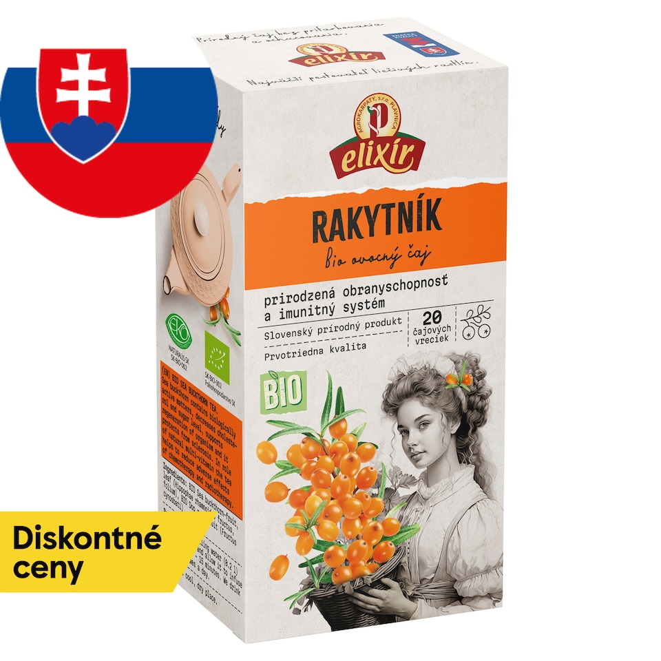 Elixír Bio rakytník karpatský ovocný čaj 20 x 3 g (60 g)
