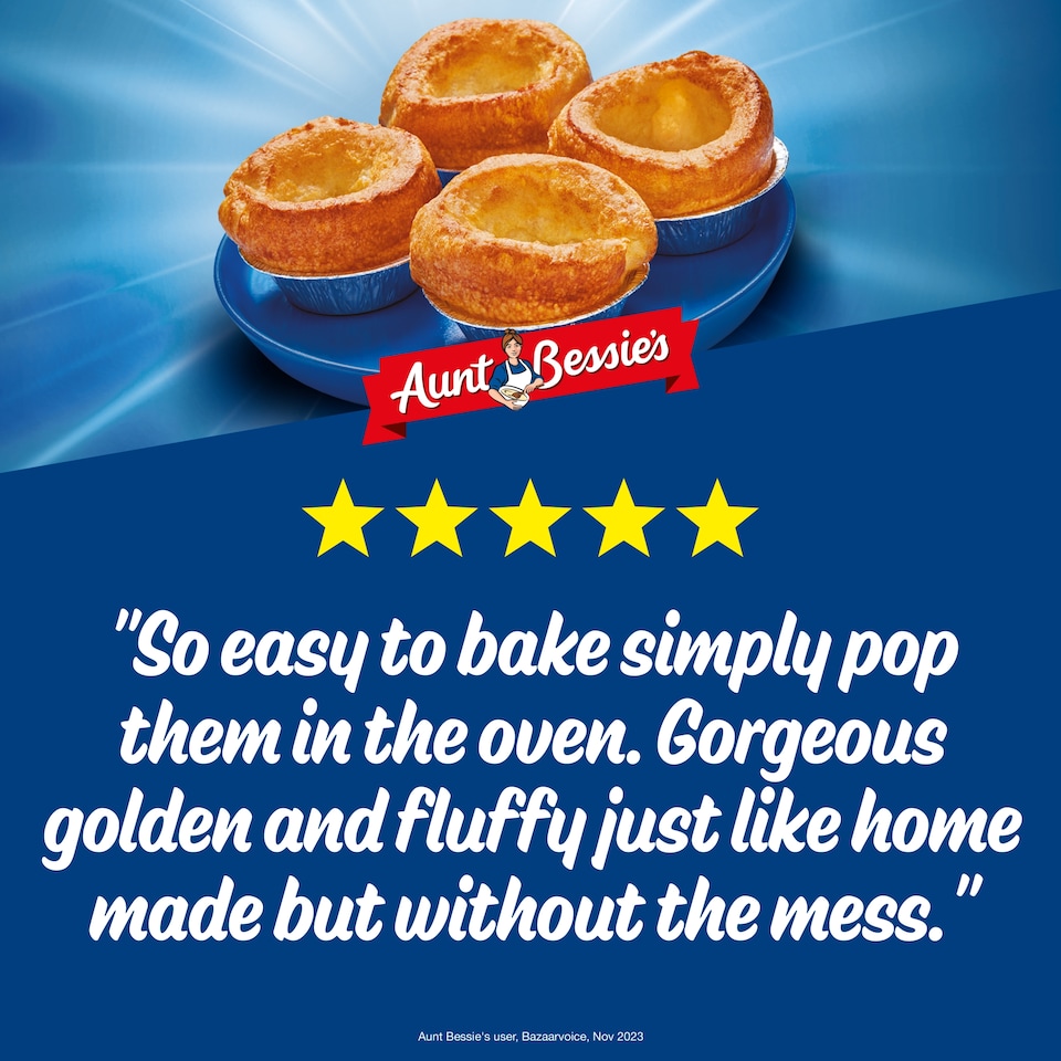 image 1 of Aunt Bessie's 12 Bake At Home Yorkshires 370G