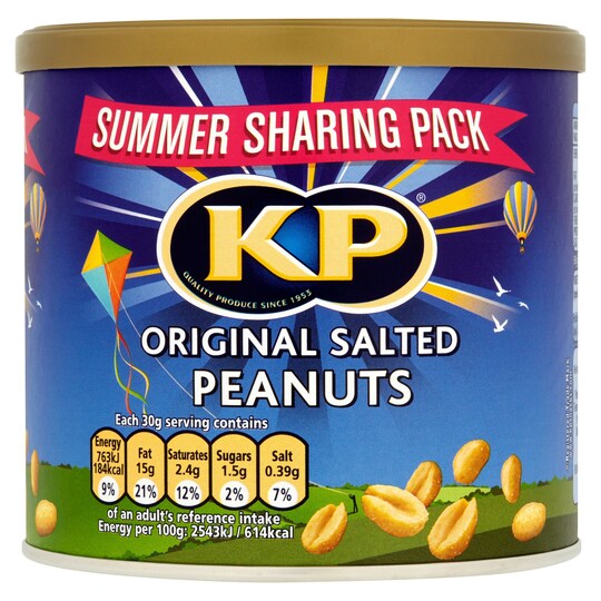 KP Original Salted Peanuts 300g Tesco Groceries