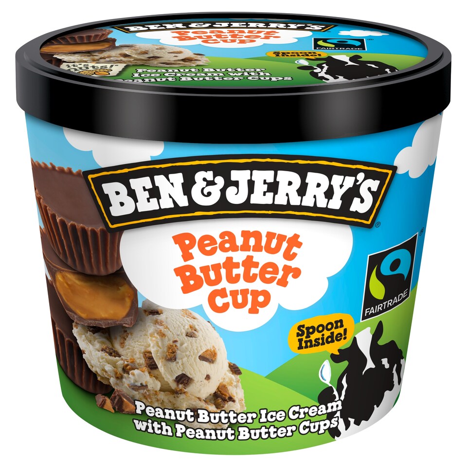 Obrázek 1 pro produkt Ben & Jerry's Peanut Butter Cup Arašídová zmrzlina 100ml