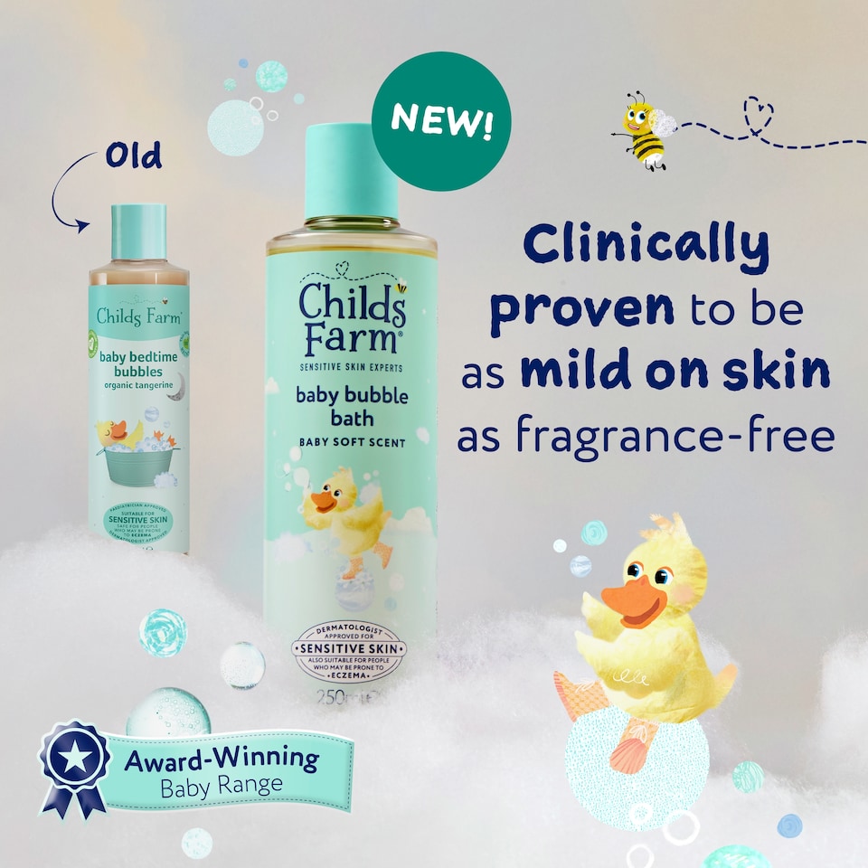 image 1 of Childs Farm Baby Bubble Bath Baby Soft Scent 250ml