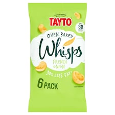 Tayto Whisps French Onion Snacks 6 Pack