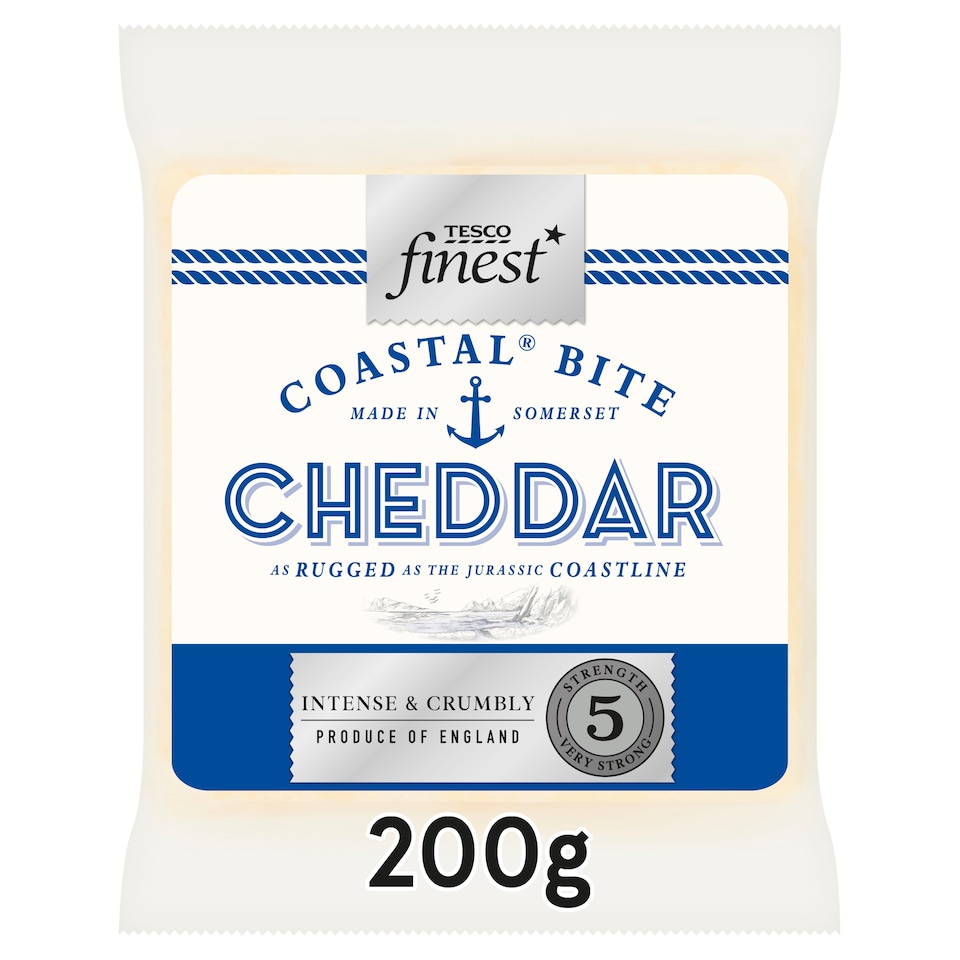 Tesco Finest Vintage Coastal Bite Cheese 200G
