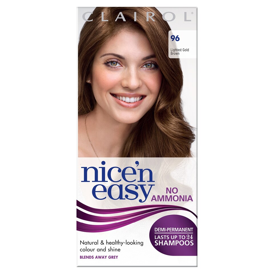 image 1 of Nice'n Easy No Amnia Lightest Gold Brown 96 H/Dye