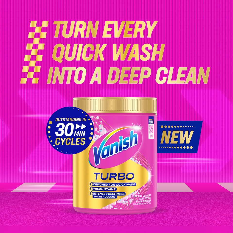 image 1 of Vanish Turbo Fast Acting Stain Remover 850g